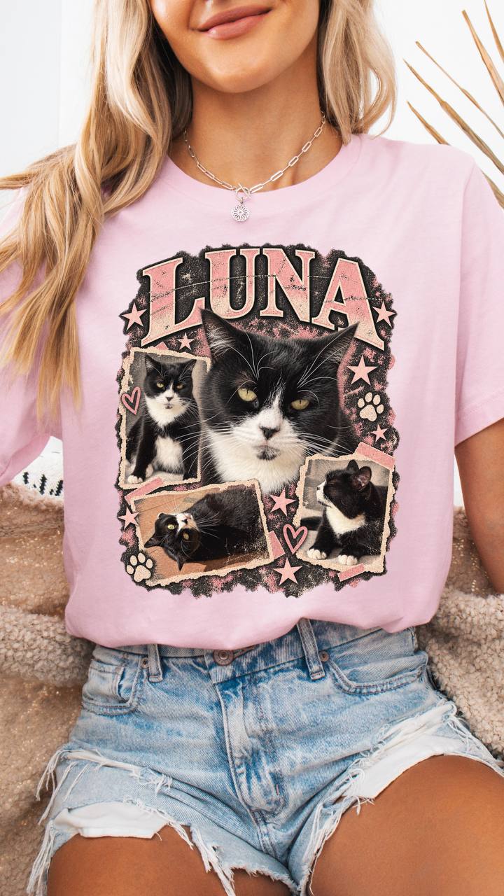 T-shirt Vintage Personalized up to 4  Furr Babies